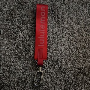 Lululemon Red Keychain